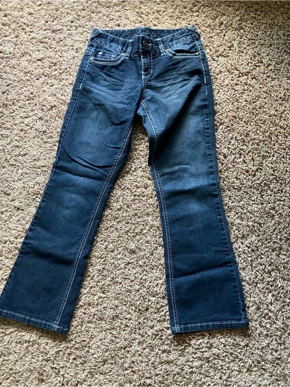 Maurices Dark Wash Skinny Jeans - Deep Blue